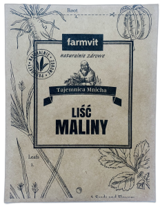 Malina liść 50 g FARMVIT