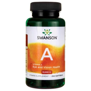 Witamina A 10.000IU 250 kapsułek żelowych - suplement diety, SWANSON