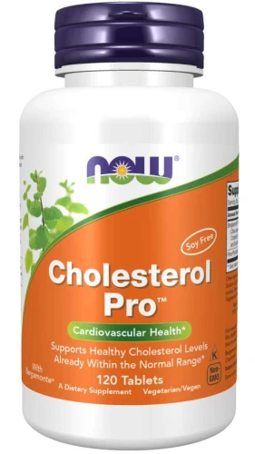 Cholesterol Pro™ 120 tabletek Veg NOW Food's Suplement Diety
