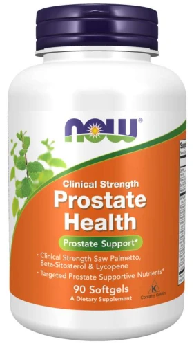 Prostate Health Clinical Strength 90 softgels/kapsułek żelowych ZDROWIE PROSTATY NOW Food's SUPLEMENT DIETY