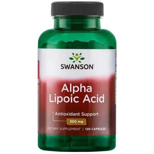 ALA Kwas Alfa Liponowy 300 mg 120 kapsułek -suplement diety, SWANSON