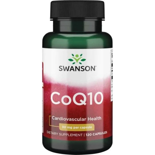 Koenzym Q10 30 mg 120 kapsułek - suplement diety, SWANSON