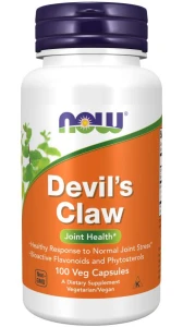 Devil's Claw 100 kapsułek Veg DIABELSKI PAZUR NOW Food's Suplement Diety