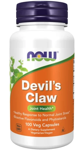 Devil's Claw 100 kapsułek Veg DIABELSKI PAZUR NOW Food's Suplement Diety