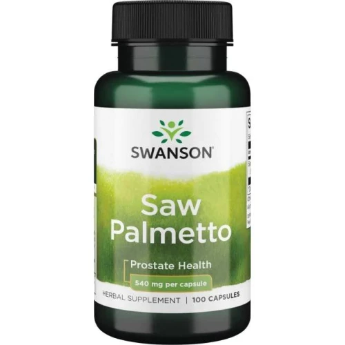 Saw Palmetto 540 mg 100 kapsułek - suplement diety, SWANSON
