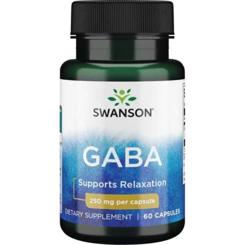GABA 250 mg 60 kapsułek - suplement diety, SWANSON