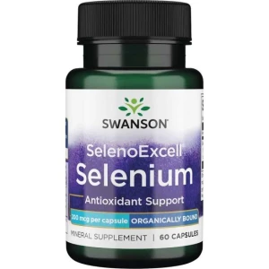 SelenoExcell 200 mcg 60 kapsułek - suplement diety, SWANSON