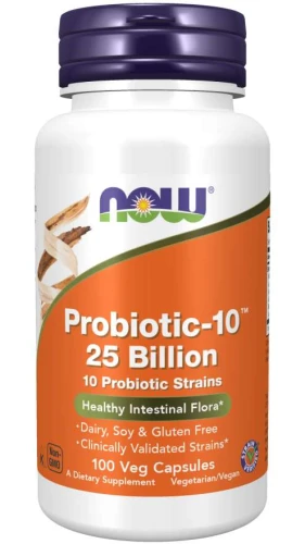 Probiotic-10 ™ 25 Milliarden 100 Gemüsekapseln