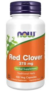 Red Clover 375 mg 100 kapsułek Veg KONICZYNA CZERWONA NOW Food's Suplement Diety