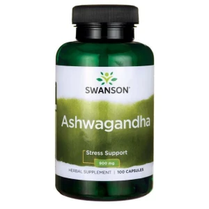 Ashwagandha 450 mg 100 kapsułek SWANSON, Suplement diety