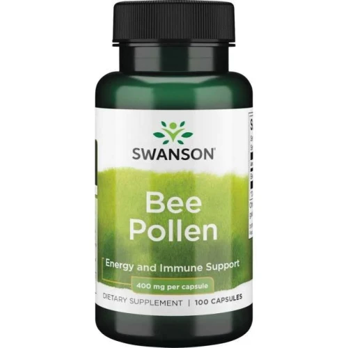  Bee Pollen Pyłek pszczeli 400mg 100 kapsułek - suplement diety, SWANSON