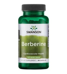  Berberine 400mg 60 kapsułek - suplement diety, SWANSON