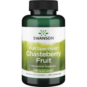 Chasteberry Niepokalanek 400mg 120 kapsułek SWANSON, Suplementy diety