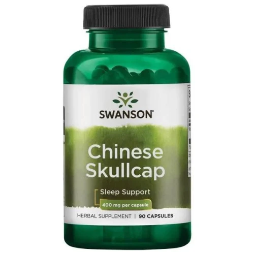 Chinese Skullcap Tarcz bajk. 400 mg 90 kapsułek SWANSON, Suplement diety