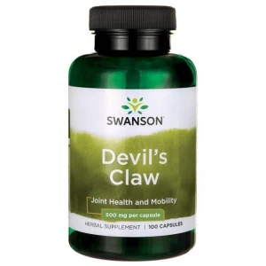 Devil's claw 500 mg 100 kapsułek - suplement diety, SWANSON
