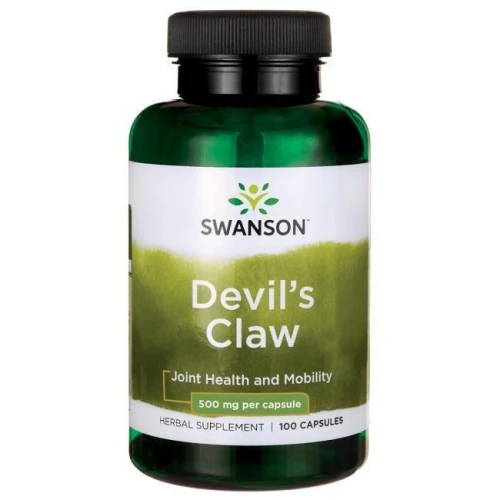 Devil's claw 500 mg 100 kapsułek - suplement diety, SWANSON