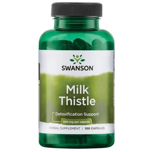 FS Milk Thistle 500 mg 100 kapsułek SWANSON, Suplementy diety