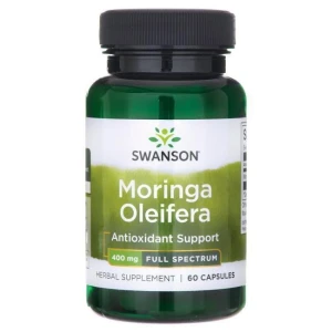  Full Spectrum Moringa Oleifera 400 mg 60 kapsułek - suplement diety, SWANSON