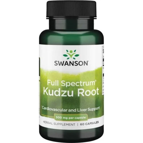 Kudzu 500 mg 60 kapsułek - suplement diety, SWANSON
