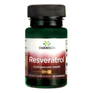 Resweratrol 100 mg 30 kapsułek - suplement diety, SWANSON