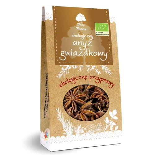 ANYŻ GWIAZDKOWY CAŁY EKO 30G - DARY NATURY