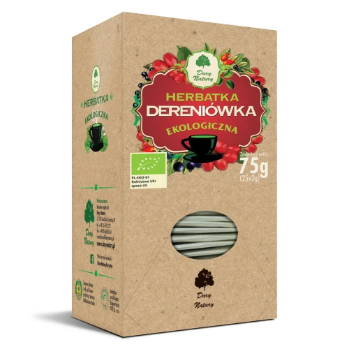 HERBATKA DERENIÓWKA (25X3G) EKSPRESOWA - DARY NATURY