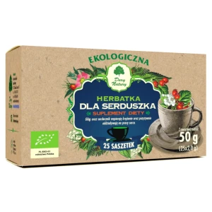HERBATKA DLA SERDUSZKA EKO 25X2G EKSPRESOWA - SUPLEMENT DIETY - DARY NATURY