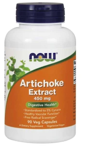 Artichoke Extract 450 mg 90 kapsułek Veg NOW Food's KARCZOCH Suplement diety
