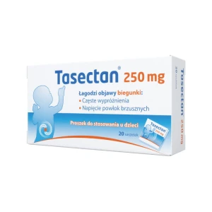 Tasectan 250 mg, proszek do stosowania u dzieci, 20 saszetek