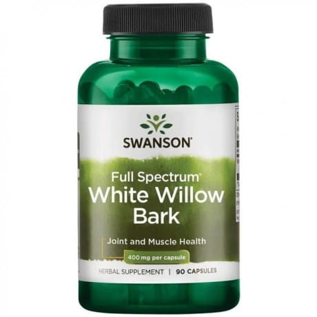 White Willow Bark 400 mg 90 kapsułek - suplement diety, SWANSON