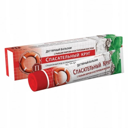 Ratownik Balsam dziegieć, ichtiol na łuszczycę nr.52 45g