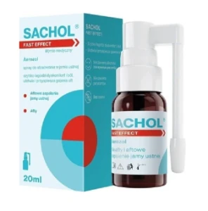 Sachol FAST EFFECT - aerozol do stosowania w jamie ustnej, 20 ml