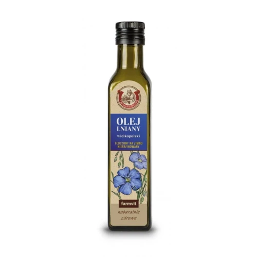Olej lniany 250ml FARMVIT