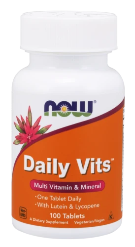 Daily Vits™ 100 tabletek KOMPLEKS WITAMINOWO-MINERALNY NOW Food's Suplement Diety