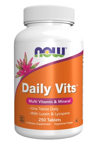 Daily Vits™ 250 tabletek KOMPLEKS WITAMINOWO-MINERALNY NOW Food's Suplement Diety