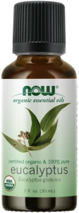 Eucalyptus Globulus Oil, Organic (Organiczny Olejek z Eukaliptusa) 30ml NOW Food's