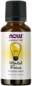 Olejek eteryczny skupienie OIL MENTAL FOCUS OIL BLEND 30ml NOW FOOD'S
