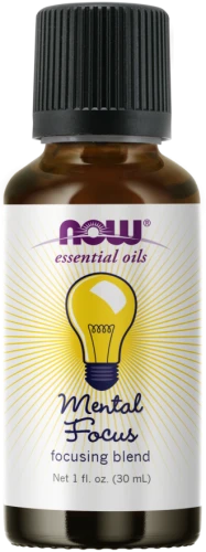 Olejek eteryczny skupienie OIL MENTAL FOCUS OIL BLEND 30ml NOW FOOD'S
