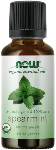 Olejek eteryczny mięta pieprzowa Spearmint Oil Organic 30ml NOW FOOD'S