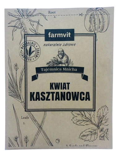 Kasztanowiec kwiat 50 g FARMVIT