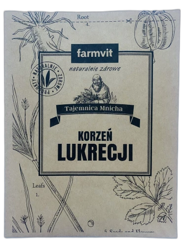 Lukrecja korzeń 50 g FARMVIT