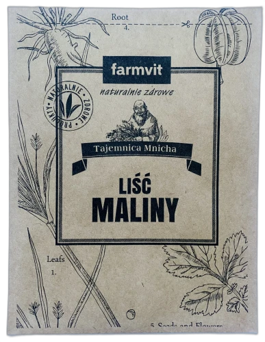 Malina liść 50 g FARMVIT