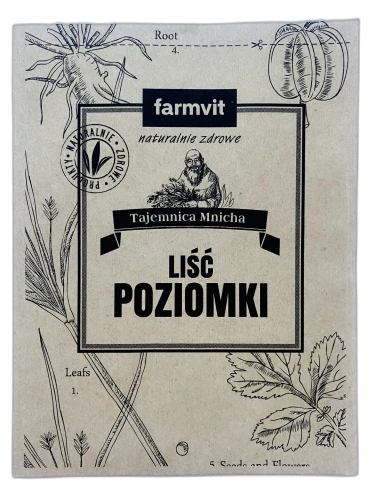 Poziomka liść 50 g FARMVIT