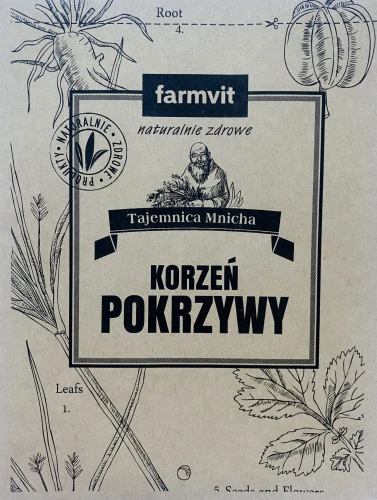 Pokrzywa korzeń 50 g FARMVIT