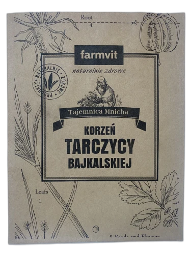 Tarczyca bajkalska korzeń 50 g FARMVIT