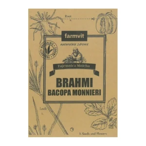 Brahmi Bacopa monnieri proszek 50g FARMVIT
