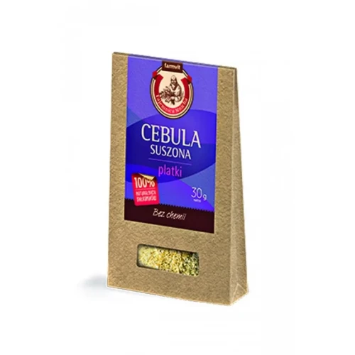 Cebula suszona płatki 30g FARMVIT