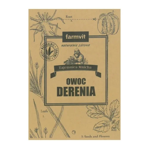 Dereń owoc 100g FARMVIT