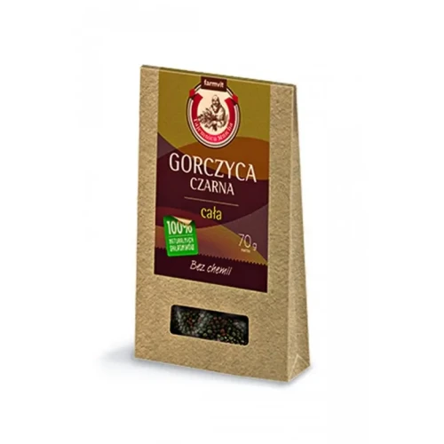 Gorczyca czarna 70g FARMVIT