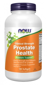 Prostate Health Clinical Strength 180 softgels/kapsułek żelowych ZDROWIE PROSTATY NOW Food's SUPLEMENT DIETY